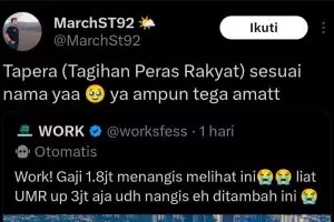 11 Plesetan singkatan Tapera di X ini nampol tapi juga mengocok perut