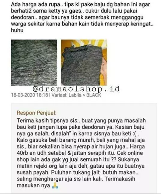 penjual online tanggapi © X penjual online tanggapi © X