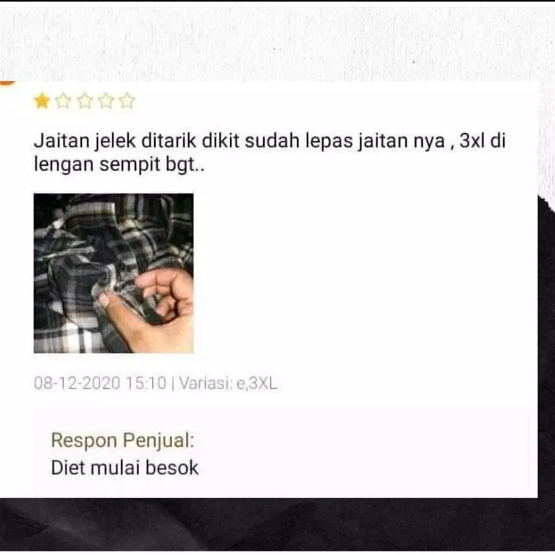 11 Jawaban kocak penjual online tanggapi komplain pelanggan ini bikin nggak jadi marah, auto maklum