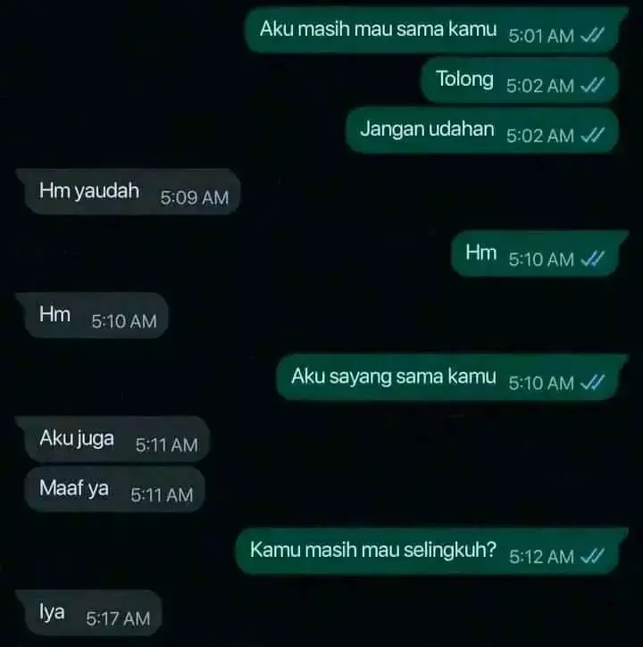 Mending dicuekin © X Mending dicuekin © X