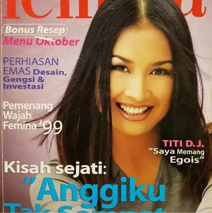 Titi DJ saat jadi model cover majalah © 2024 brilio.net