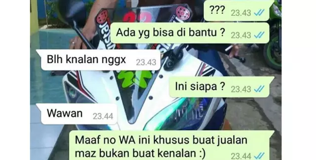 orang saat transaksi © X orang saat transaksi © X