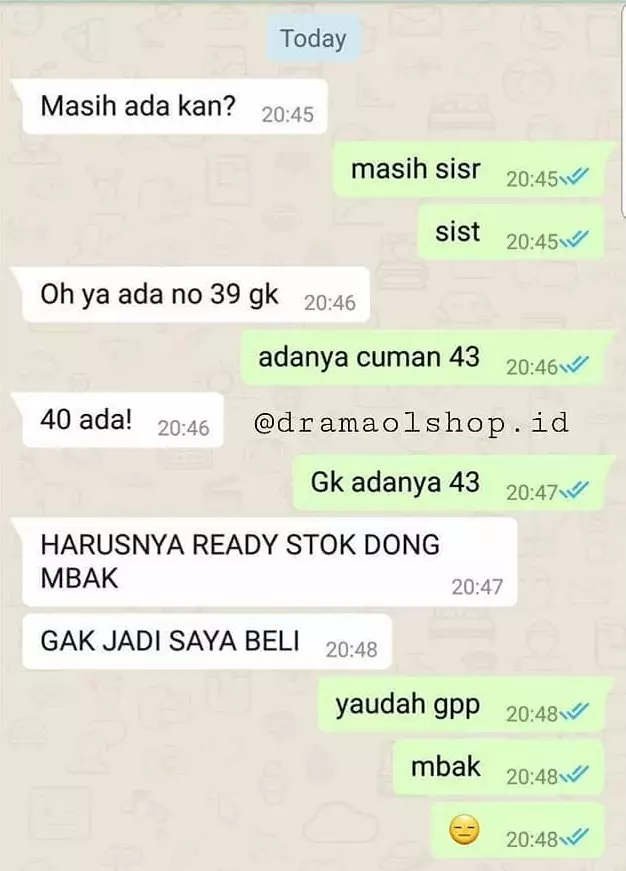 dikira mau beli © X
