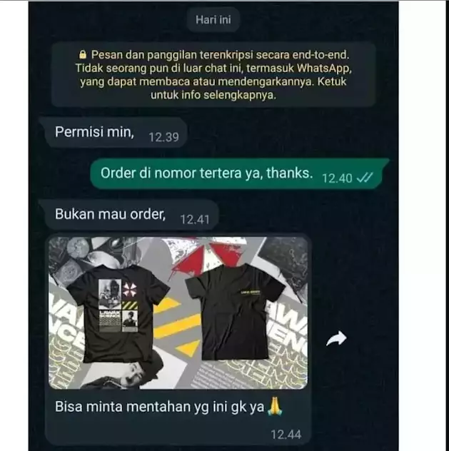 dikira mau beli © X