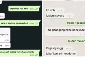 11 Jawaban kocak pertanyaan 'lagi apa?' ke pasangan ini bikin nelan ludah, auto senyum kecut