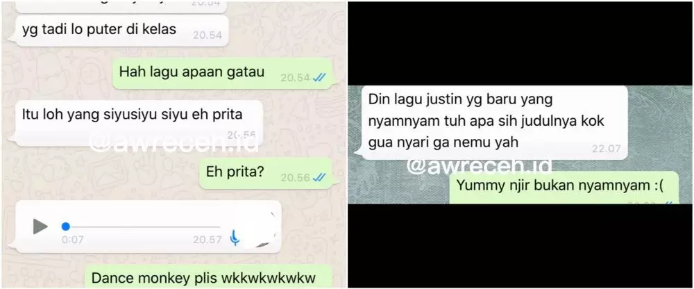 pelesetan lirik lagu © Instagram pelesetan lirik lagu © Instagram