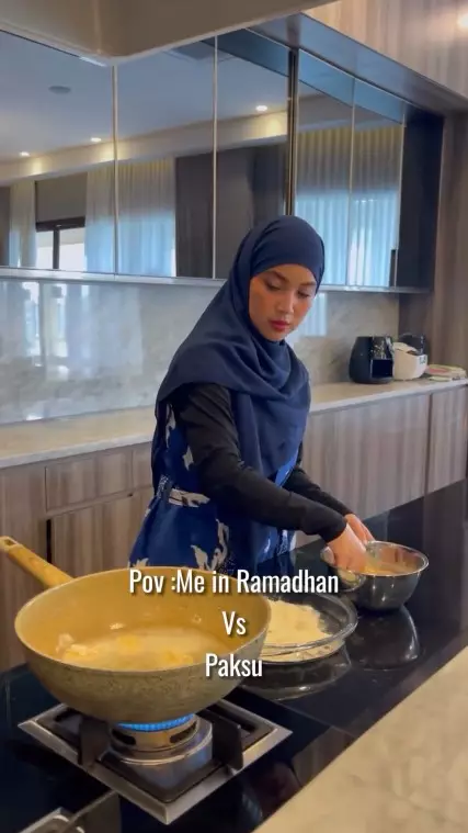 dapur Chacha Frederica full kayu © Instagram dapur Chacha Frederica full kayu © Instagram