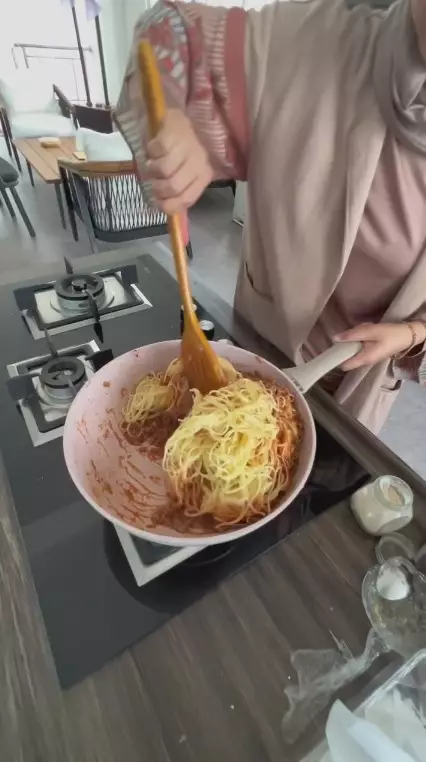 dapur Chacha Frederica full kayu © Instagram dapur Chacha Frederica full kayu © Instagram