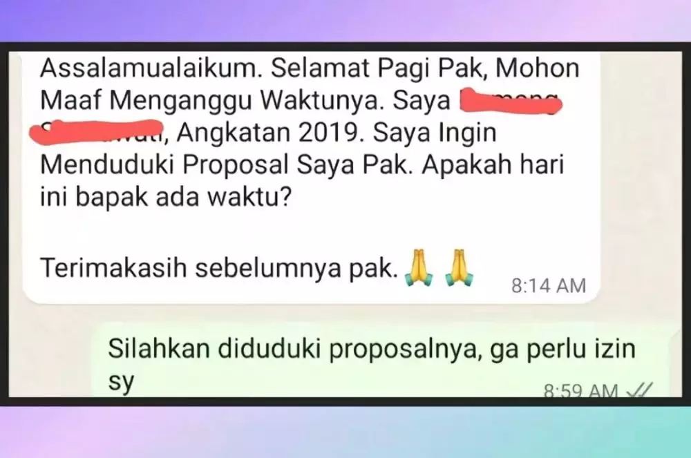 tanggapi siswa izin © Instagram tanggapi siswa izin © Instagram