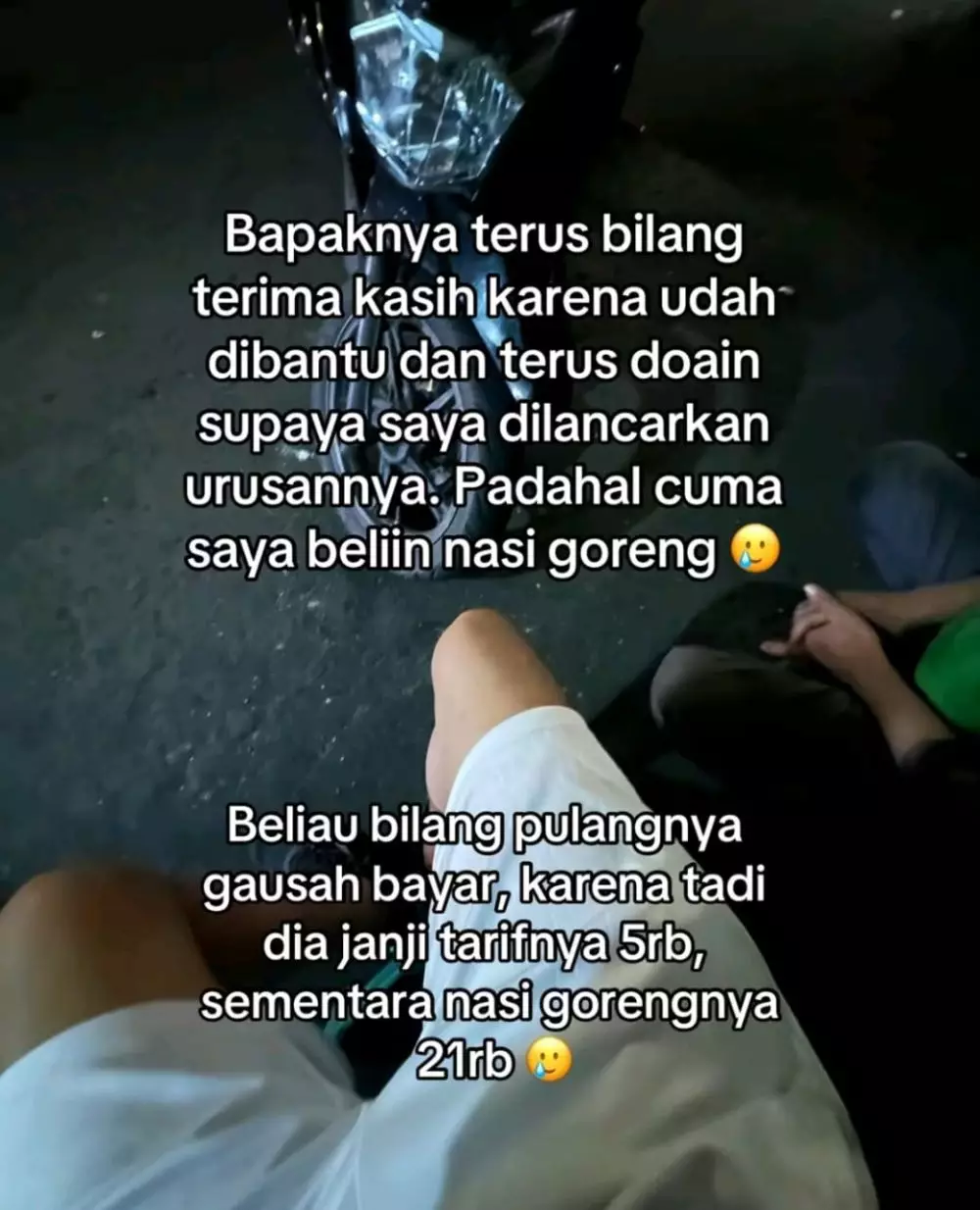 dapat musibah tapi malah membuka pintu rezeki © TikTok