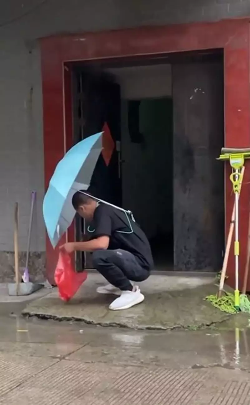 Lifehack nyeleneh payung gendong Instagram