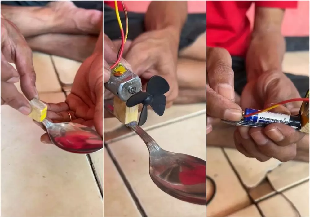 lifehack nyeleneh sendok pendingin nasi TikTok