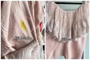 Tanpa digosok sitrun, ini cara ampuh hilangkan noda kunyit di baju cuma tambah 1 bahan dapur