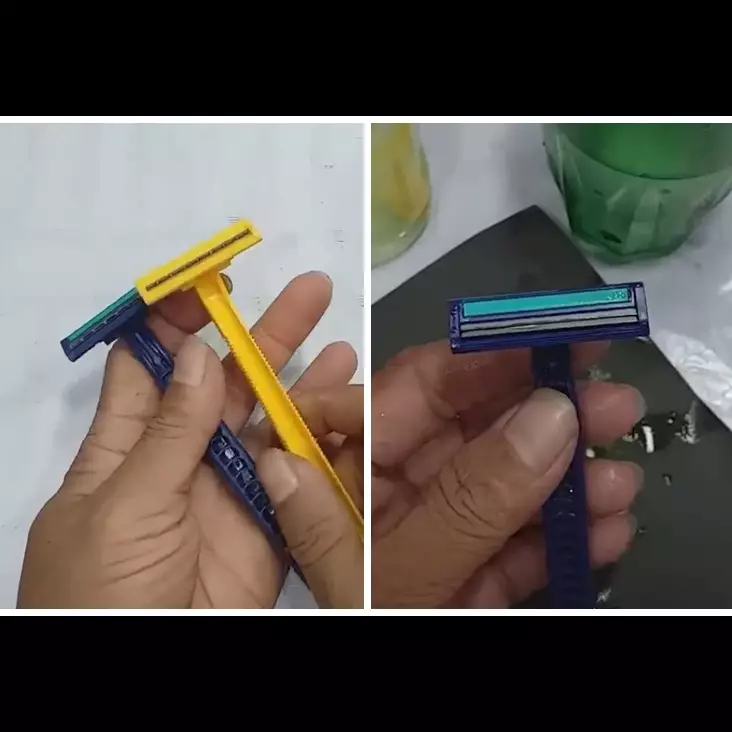 Tak perlu beli baru, ini trik tajamkan dan hilangkan noda karat di pisau cukur ditambah 1 bahan dapur