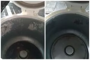 Bukan digosok sitrun, ini trik bersihkan noda kerak di rice cooker andalkan 1 alat dan bahan sederhana