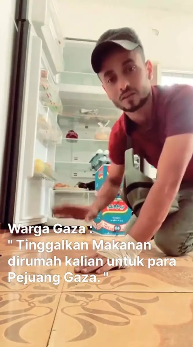 Warga Gaza sengaja tinggalkan makanan di rumah untuk para pejuang Palestina © 2024 Instagram Warga Gaza sengaja tinggalkan makanan di rumah untuk para pejuang Palestina © 2024 Instagram