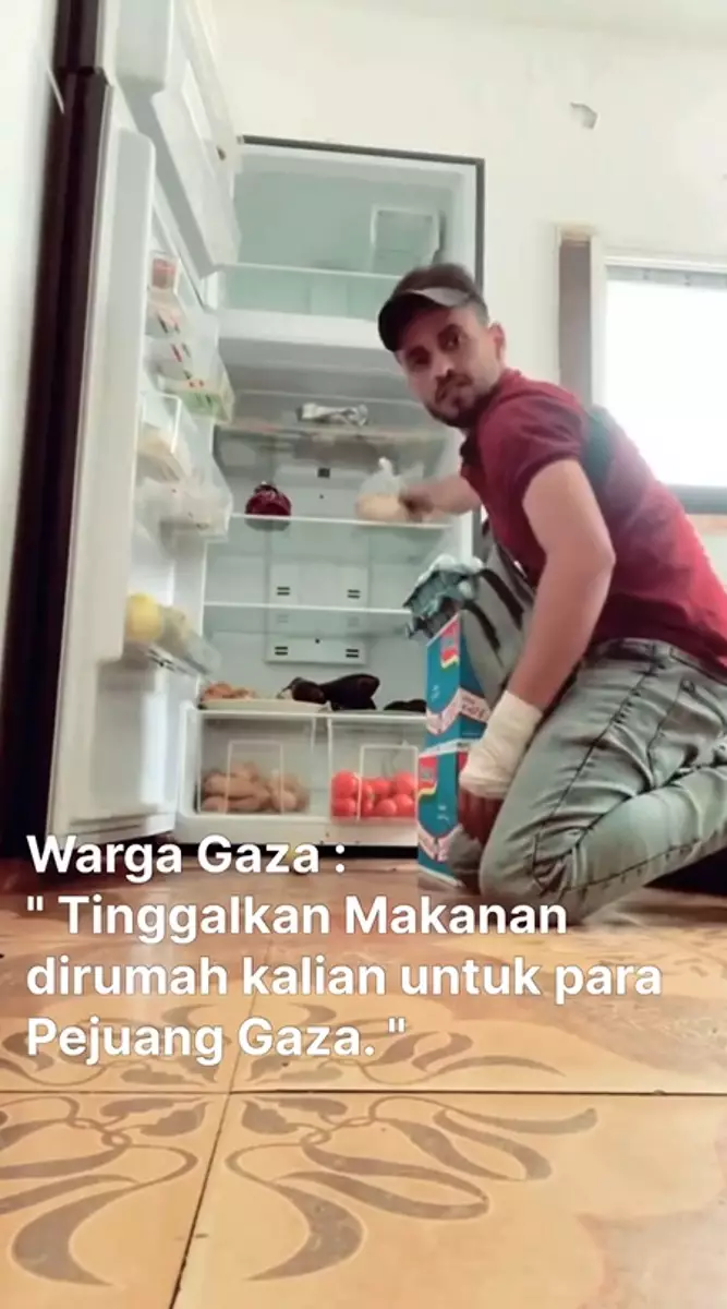 Warga Gaza sengaja tinggalkan makanan di rumah untuk para pejuang Palestina © 2024 Instagram Warga Gaza sengaja tinggalkan makanan di rumah untuk para pejuang Palestina © 2024 Instagram