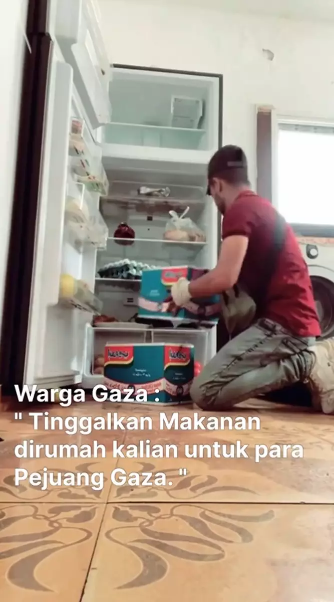 Warga Gaza sengaja tinggalkan makanan di rumah untuk para pejuang Palestina © 2024 Instagram Warga Gaza sengaja tinggalkan makanan di rumah untuk para pejuang Palestina © 2024 Instagram