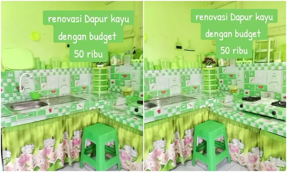 rombak dapur 2x1 meter © 2024 TikTok