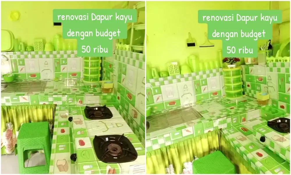 rombak dapur 2x1 meter © 2024 TikTok