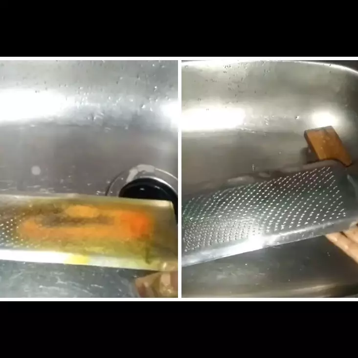 Tak perlu direndam dulu, ini cara hilangkan noda kunyit di parutan cuma pakai 1 bahan sederhana