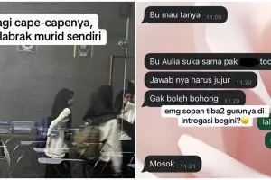 Kisah guru dilabrak anak kelas 6 SD gara-gara chat dengan guru lain ini endingnya bikin ngelus dada