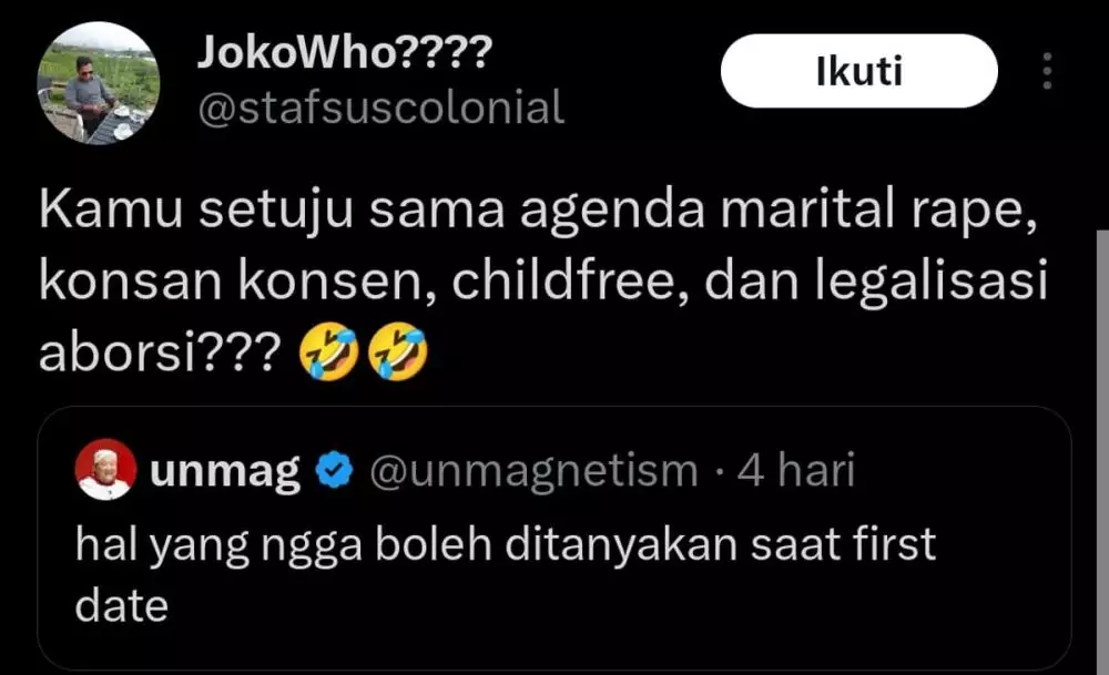 pertanyaan yang dilarang saat first date berbagai sumber