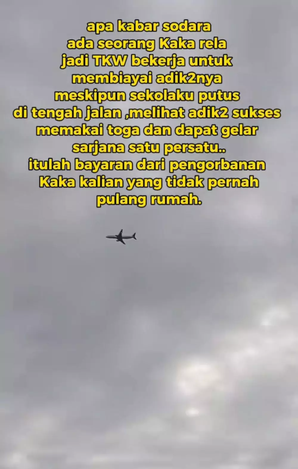 sukses sekolahkan 6 adik jadi sarjana © TikTok