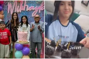 9 Potret Nia Ramadhani rayakan ulang tahun Mikhayla ke-12, cuma pakai kaos udah kelihatan tajir