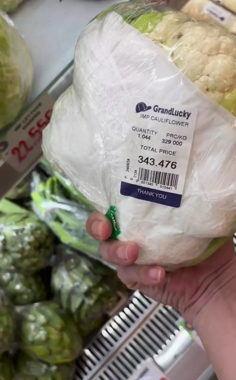 harga kembang kol Rp400 ribu © Instagram