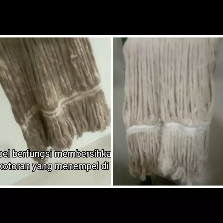 Tak perlu disikat, ini trik mencuci kain pel dekil jadi bersih lagi cukup tambah 1 bahan dapur