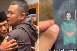 Ibu meninggal saat melahirkan, momen pria temui ayah kandung setelah 29 tahun diadopsi ini bikin haru