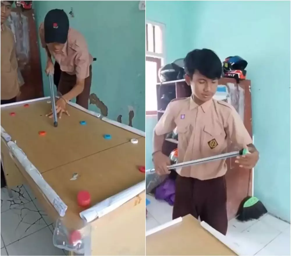 Lifehack nyeleneh bikin biliar low budget Instagram Lifehack nyeleneh bikin biliar low budget Instagram