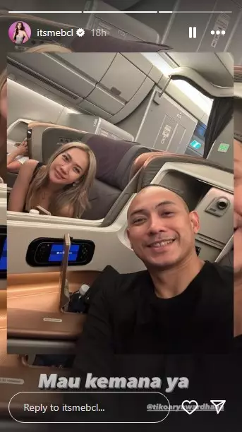 reaksi santai BCL kasus Tiko © Instagram