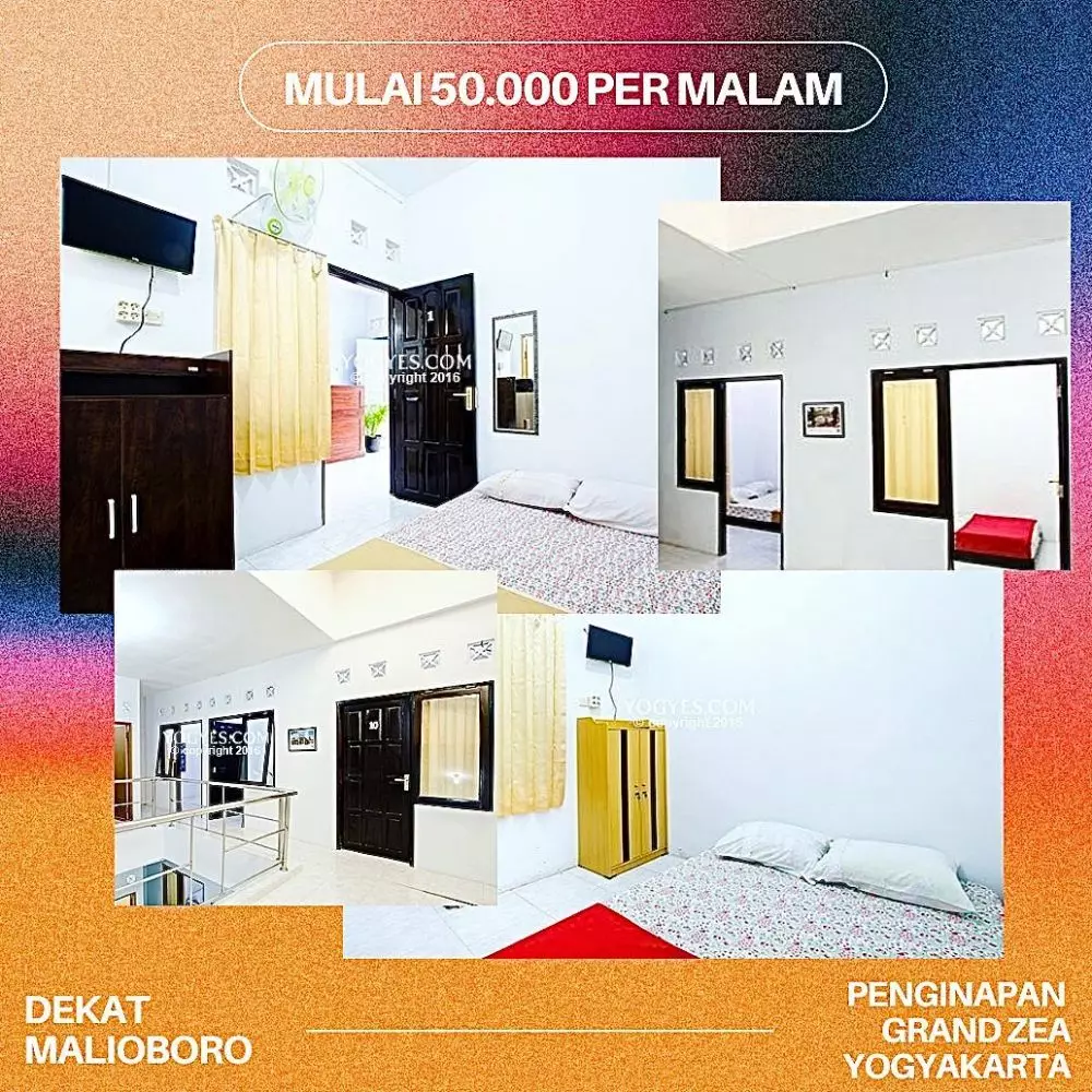 6 Penginapan murah dan tersembunyi di kawasan Malioboro Jogja © berbagai sumber