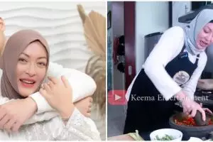 Huni apartemen bersama anak, 11 potret dapur Angelina Sondakh ini penataannya rapi meski banyak barang