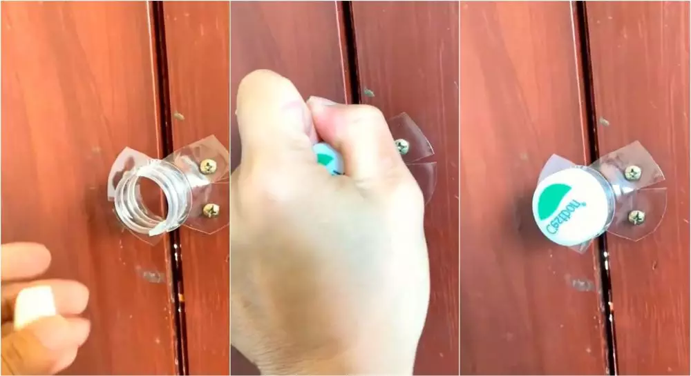 Lifehack nyeleneh bikin kunci pintu rumah TikTok