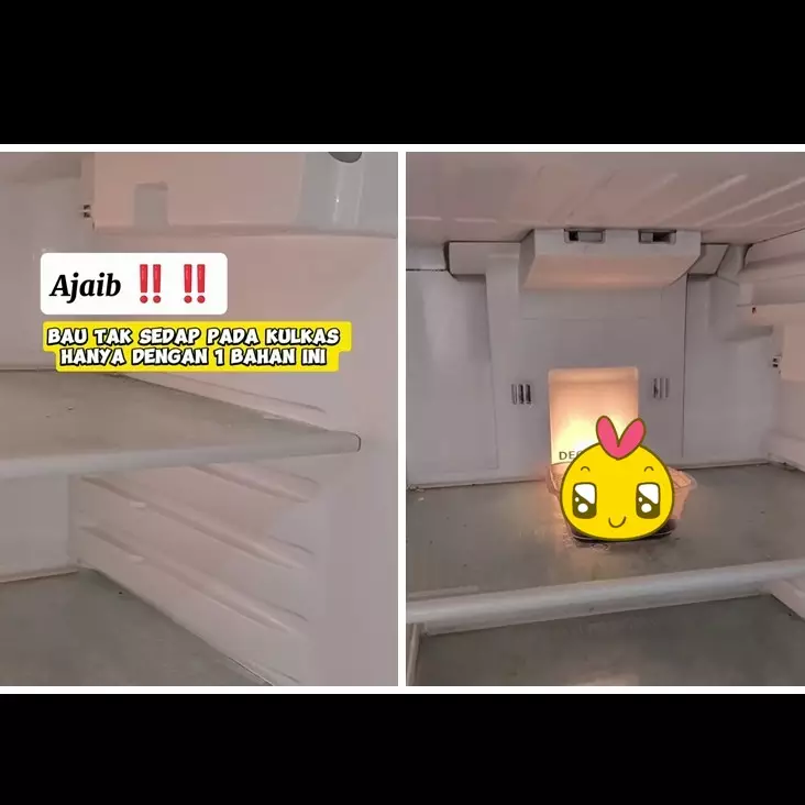 Bukan baking soda, ini trik praktis hilangkan bau tidak sedap di kulkas pakai 1 jenis minuman