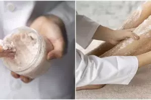 Kulit tubuh jadi auto cerah, cewek ini bagikan racikan lulur pakai scrub dicampur 1 produk kecantikan