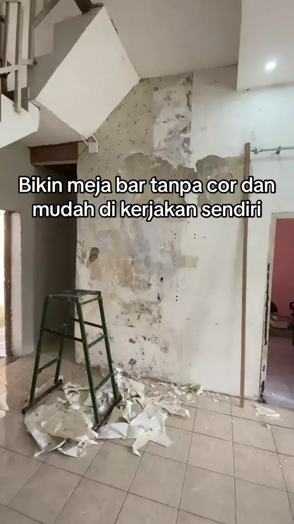 ubah dinding jadi mini bar © 2024 TikTok
