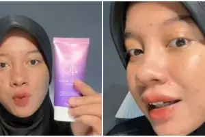 Cara bikin wajah auto glowing ini cuma pakai moisturizer dan sunscreen viral harga Rp 30 ribuan