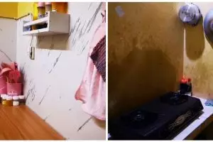 9 Cara makeover dapur buluk di kontrakan 3 petak biar makin fungsional, tetap mewah bak pakai marmer