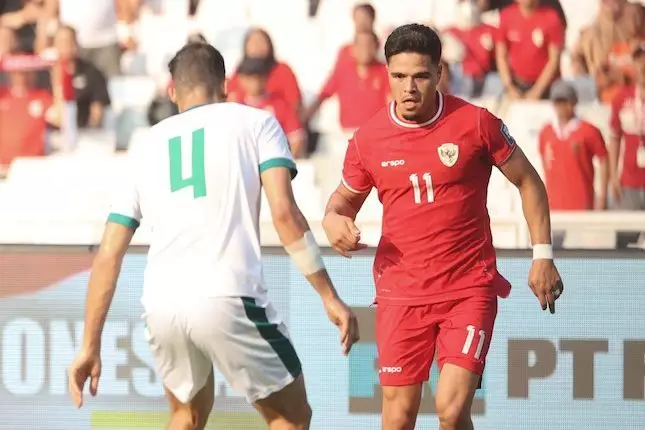 indonesia kalah 2-0 lawan irak © 2024 bola.net
