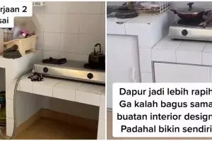 9 Cara bikin pintu slide kabinet sendiri tanpa bantuan tukang, bikin dapur auto bersih dan rapi