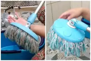 Trik mencuci kain pel dekil dan berminyak ini praktis, hasilnya kinclong bak diganti baru