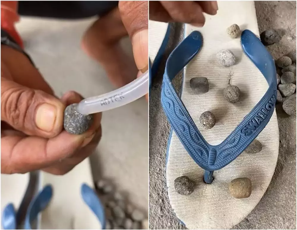 lifehack nyeleneh cara bikin sandal rematik Instagram