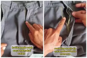 Tak perlu diganti, ini trik atasi resleting celana tak mau tertutup cukup andalkan 1 alat dapur