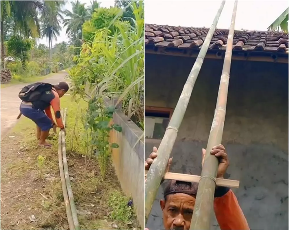 lifehack nyeleneh alat menurunkan genteng rumah Instagram