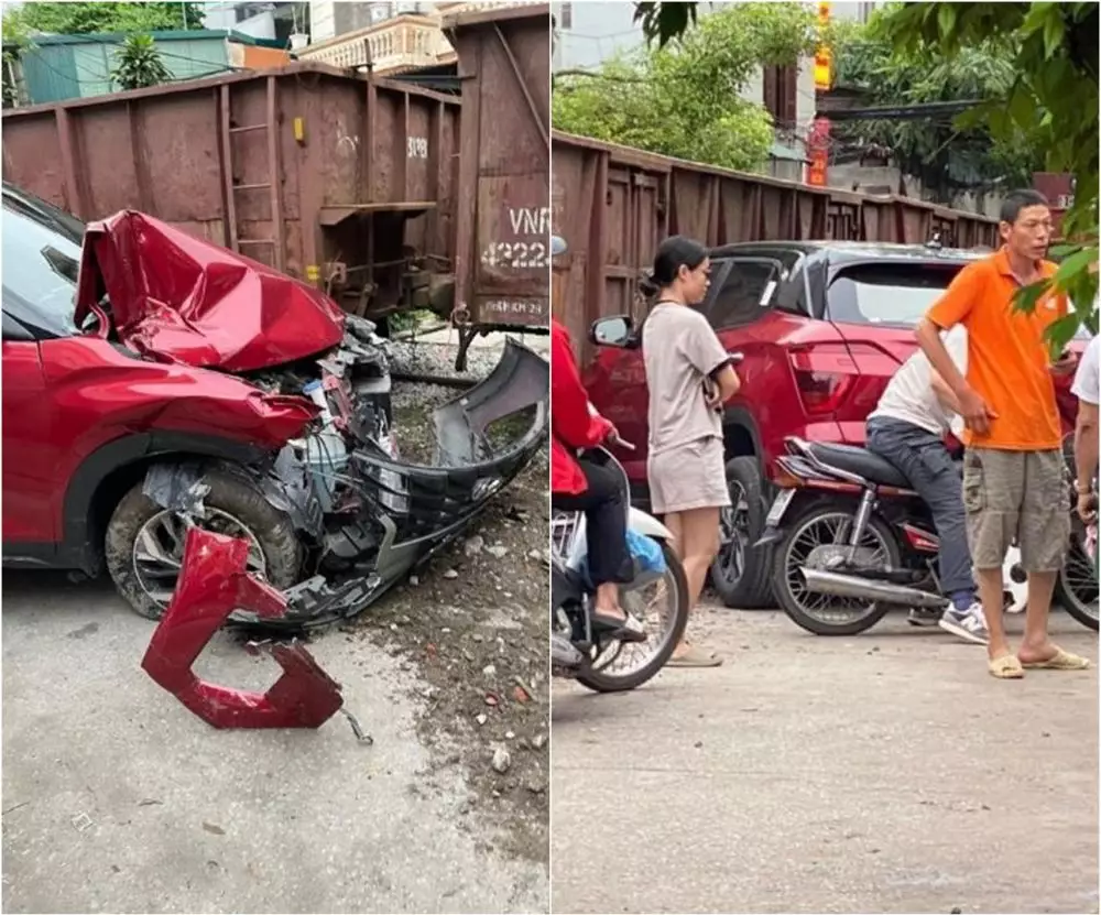 detik-detik mobil tertabrak kereta barang kenh14.vn detik-detik mobil tertabrak kereta barang kenh14.vn