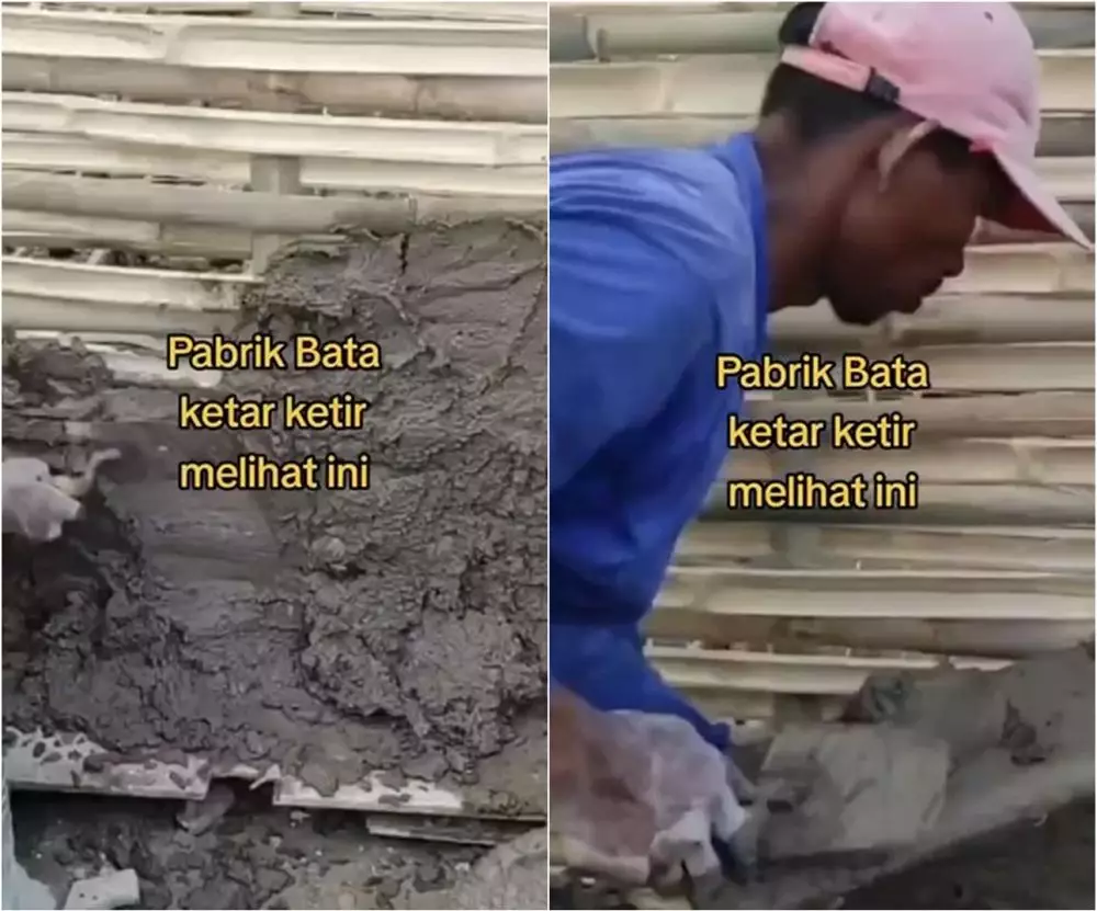 Lifehack nyeleneh pria bangun tembok pakai rangka bambu Instagram Lifehack nyeleneh pria bangun tembok pakai rangka bambu Instagram